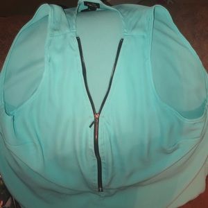 Tank top turquoise